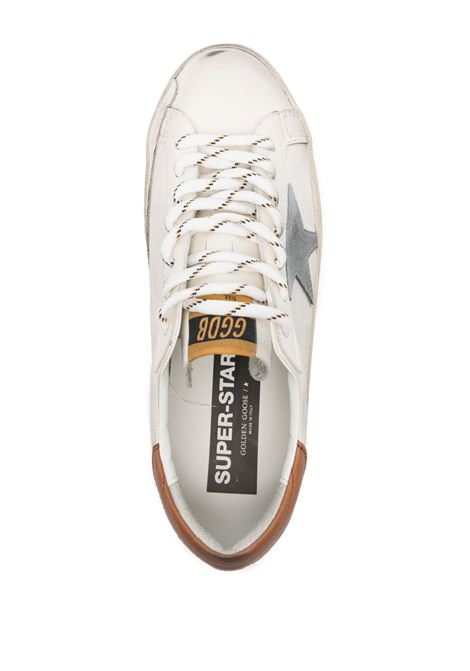 Sneakers Super Star in beige e bianco Golden Goose - uomo GOLDEN GOOSE | GMF00101F00750882998